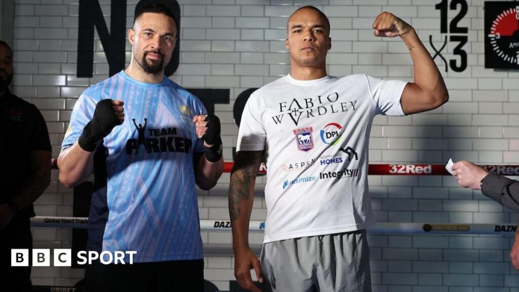 Parker vs Wardley: From watching Parker in the pub to facing him at the O2 Joseph Parker faces off with Fabio Wardley at a news conference