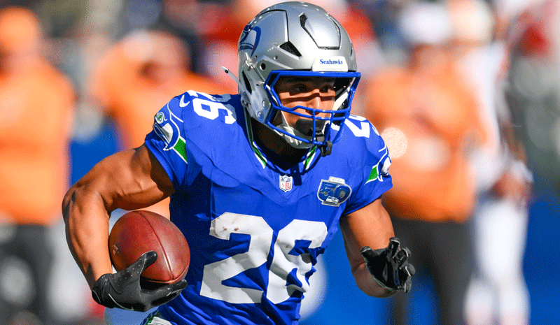 Texans vs Seahawks Predictions, Best Bets, Props & Odds for Monday Night Football Seattle Seahawks running back Zach Charbonnet (26) carries the ball for a touchdown against the Tampa Bay Buccaneers during the second half at Lumen Field.