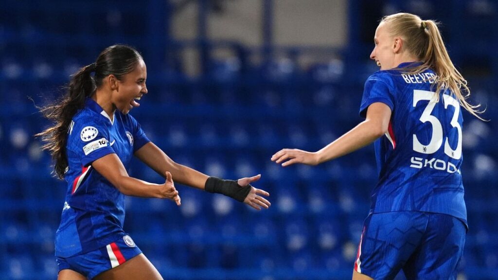 USWNT’s Alyssa Thompson scores first goal since Chelsea move Copy Link