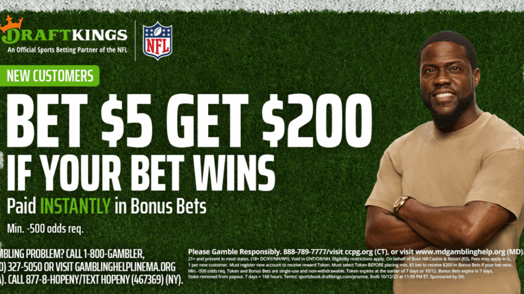 Use DraftKings promo code to earn $200 bonus bets for 2025 MLB Wild Card betting, Yankees-Red Sox on Wednesday