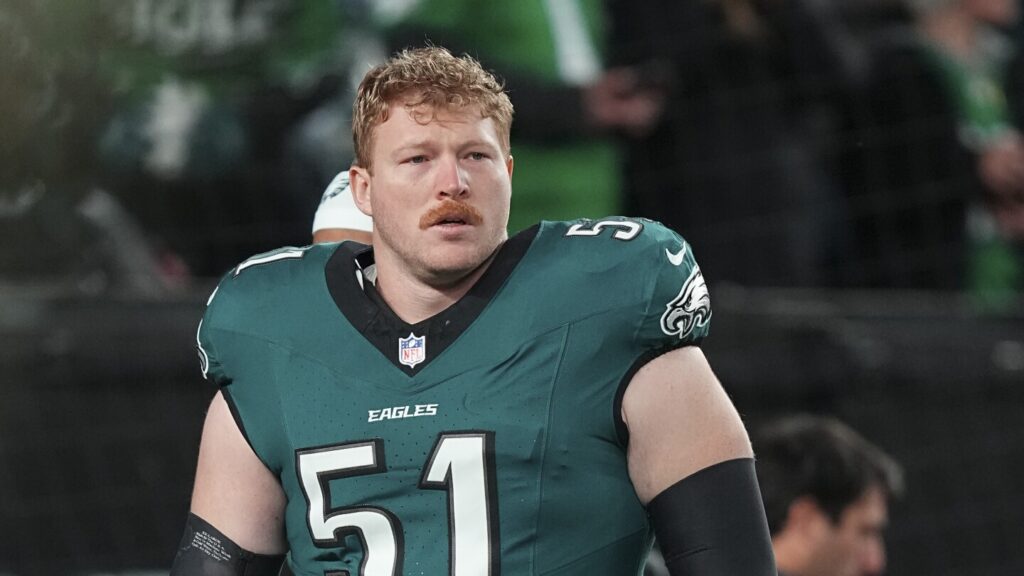 Eagles C Cam Jurgens is in concussion protocol Eagles C Cam Jurgens is in concussion protocol