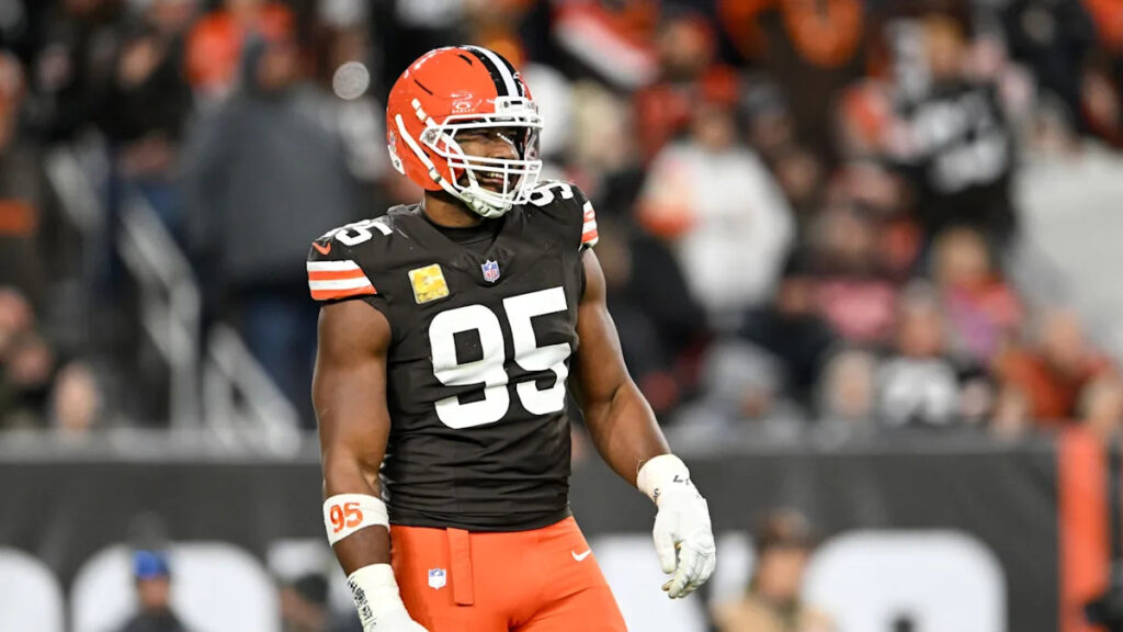 Myles Garrett misses practice with an illness, but is set to play Sunday Download app from appStore