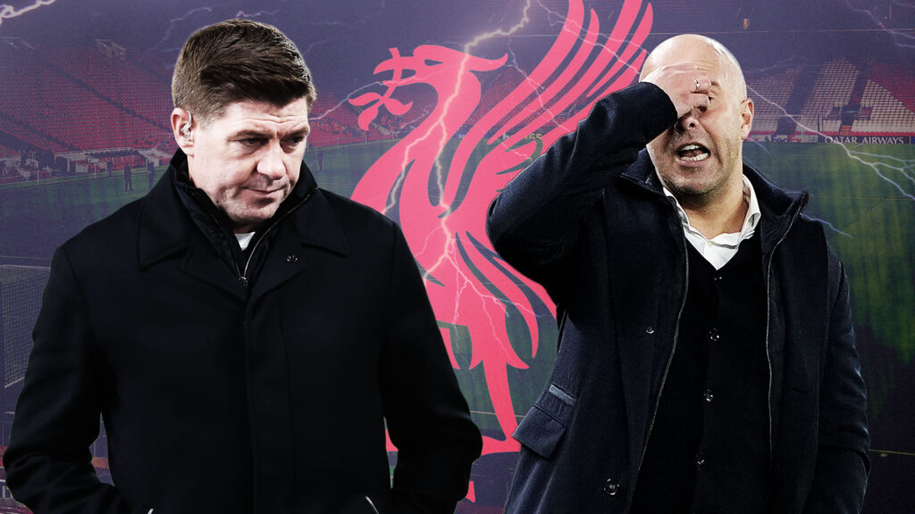 'Not good enough' - Gerrard delivers verdict on Liverpool's worst run of form in 72 YEARS after shock home loss to PSV