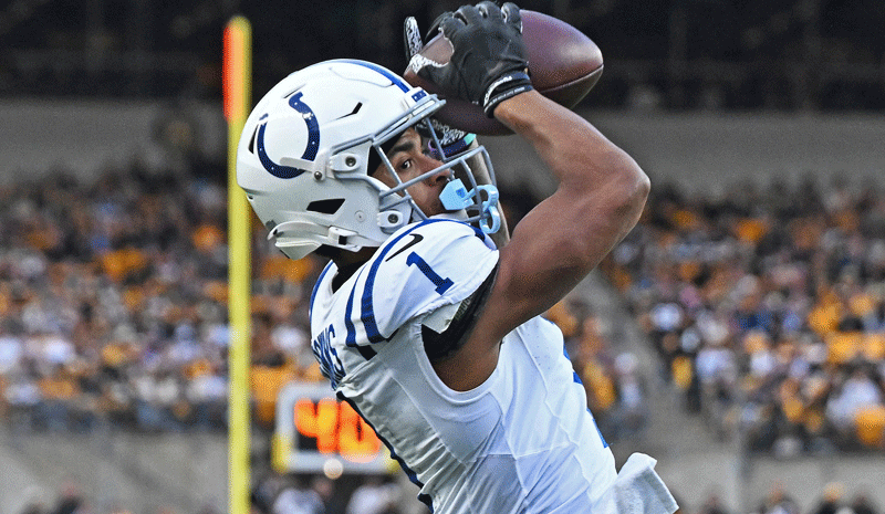 TD Picks for Week 10 Josh Downs Indianapolis Colts NFL