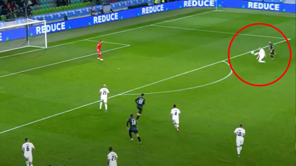 World Cup 2026 qualifier descends into chaos with 'best own goal ever' scored as Man Utd ace is officially eliminated