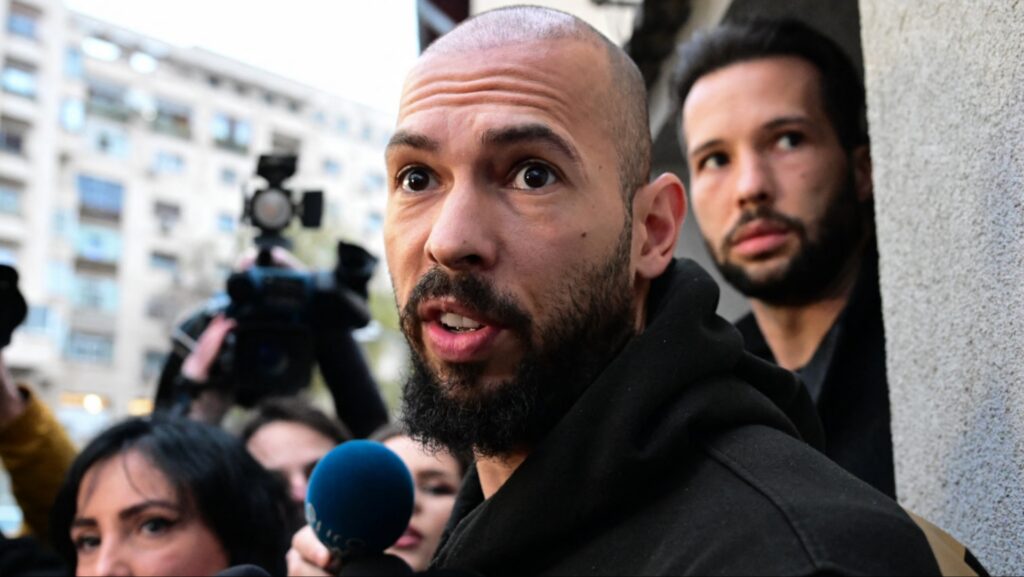 Andrew Tate explains what went wrong vs. Chase DeMoor in first comments since Misfits Dubai Andrew Tate speaks with media