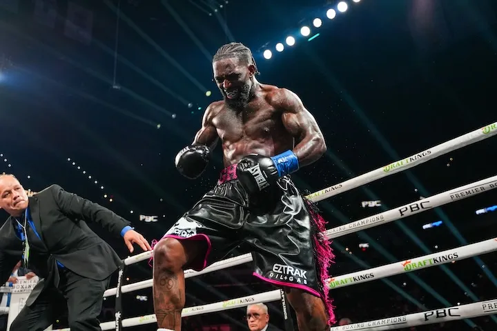 Frank Martin flattens Rances Barthelemy to launch 140lbs campaign Rances Barthelemy