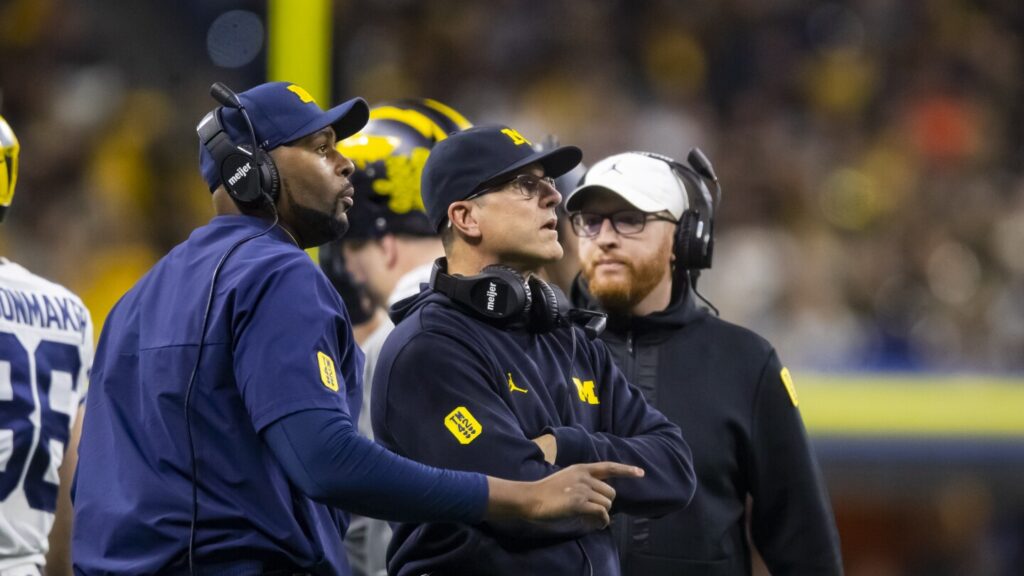 Jim Harbaugh “still processing” Sherrone Moore’s firing at Michigan Jim Harbaugh "still processing" Sherrone Moore's firing at Michigan