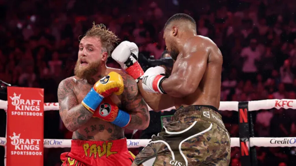 Anthony Joshua defeats Jake Paul