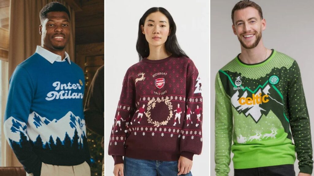 Rating 2025's Christmas sweaters from top soccer teams