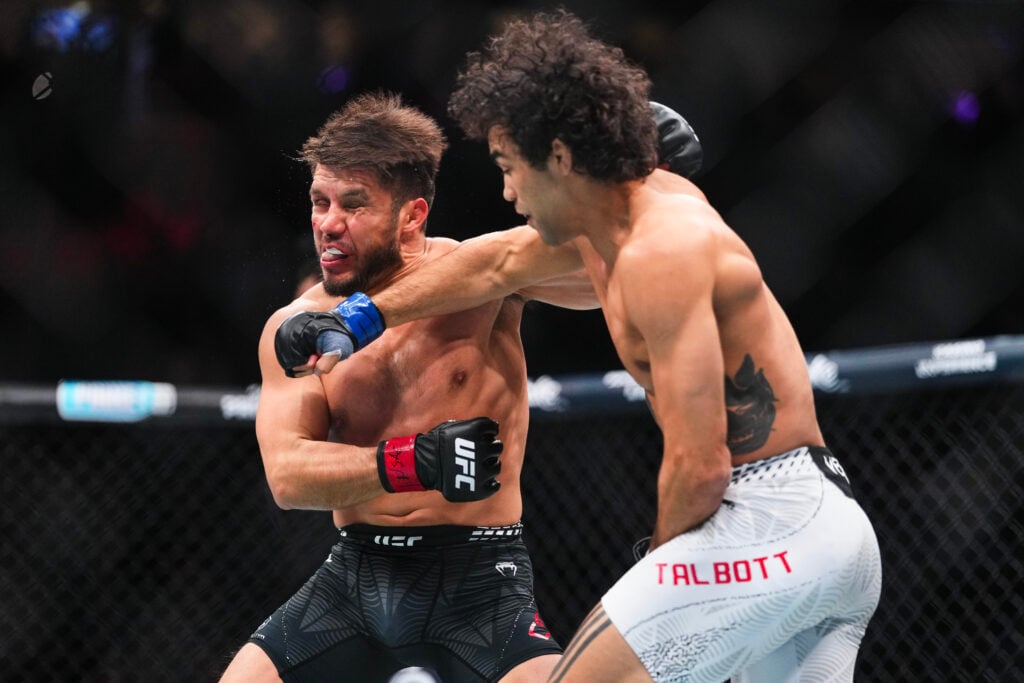 UFC star Payton Talbott continues bitter feud with streamer Adin Ross after gross DM exchange Payton Talbott punches Henry Cejudo during their fight at UFC 323