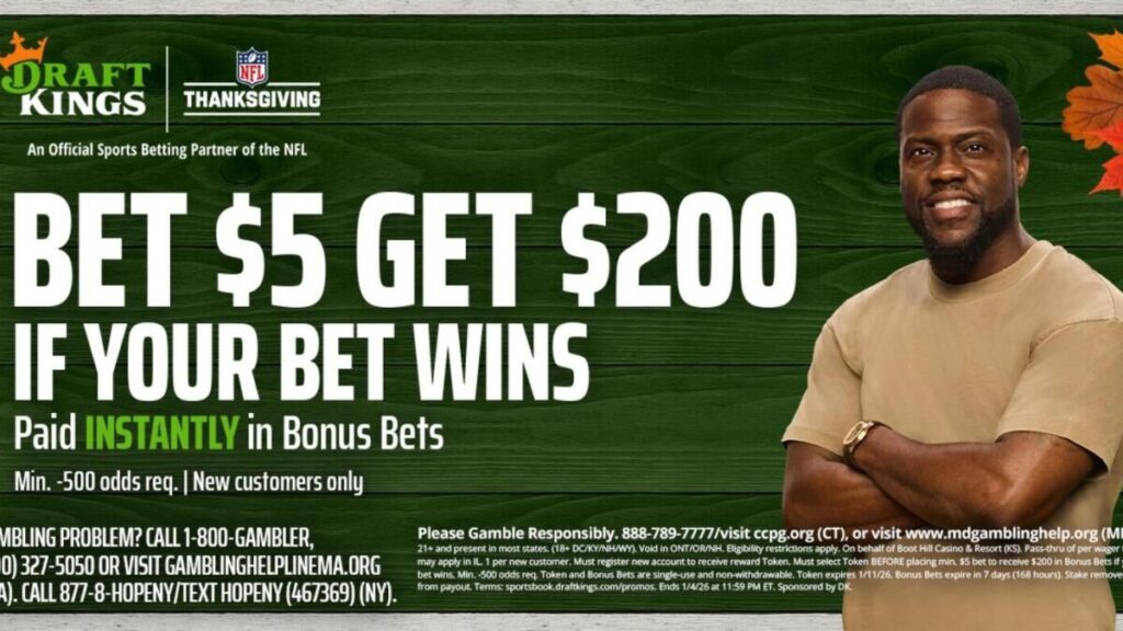 Use DraftKings promo code to get $200 in bonus bets by targeting Falcons-Buccaneers on Thursday Night Fotoball