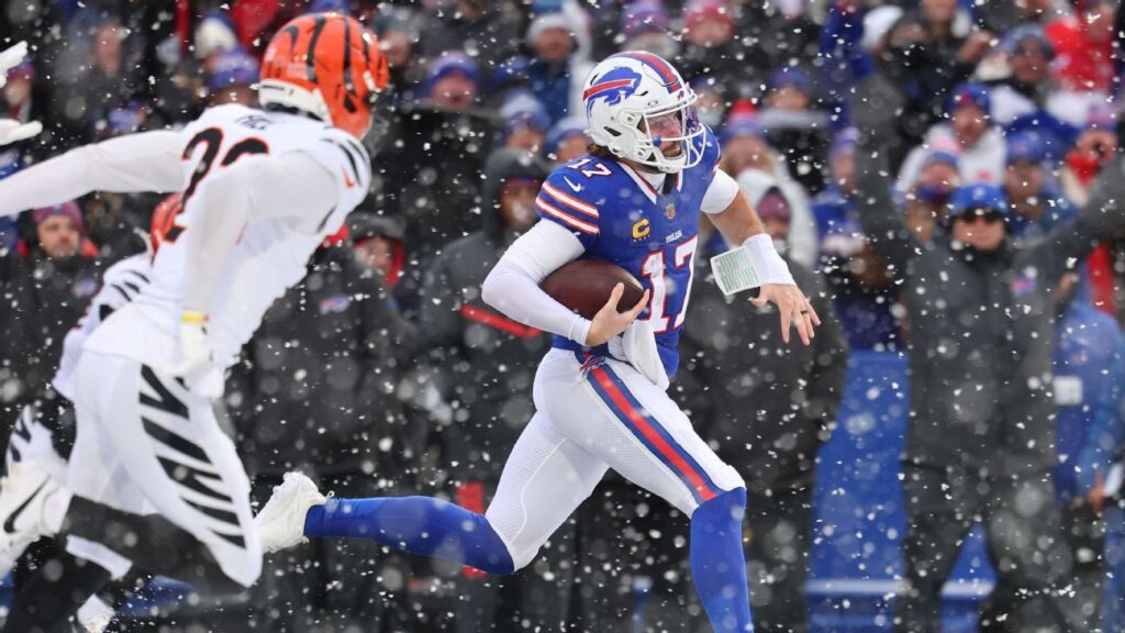 Week 14 winners and losers: Josh Allen delivers in the snow, Jonathan Taylor and Bijan Robinson disappoint