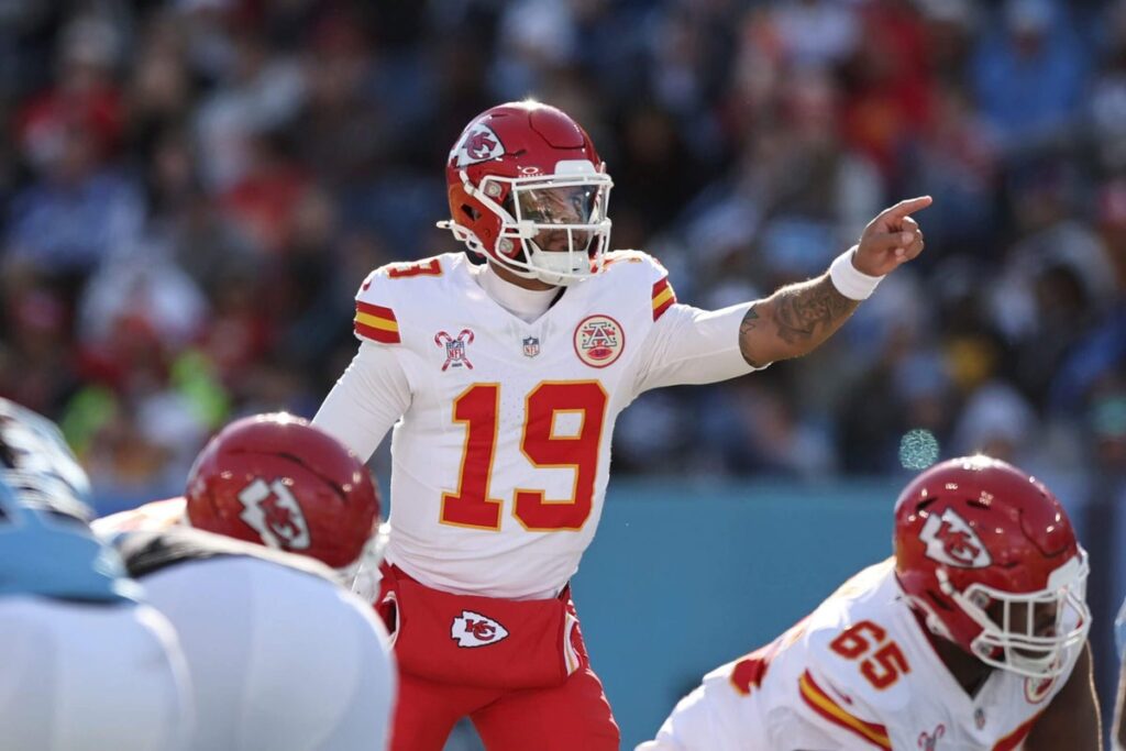 Who are Chris Oladokun and the other backup quarterbacks starting on Christmas Day?