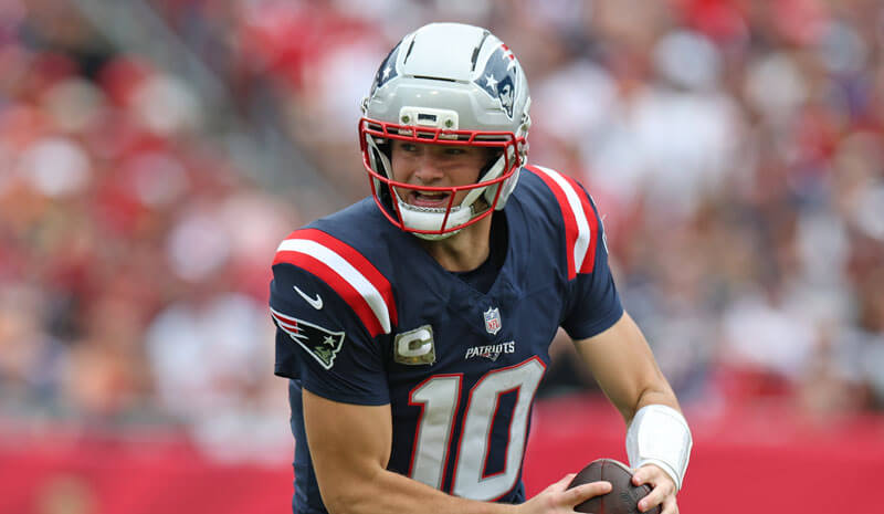 Best Odds at Prediction Markets Like Kalshi Drake Maye New England Patriots NFL