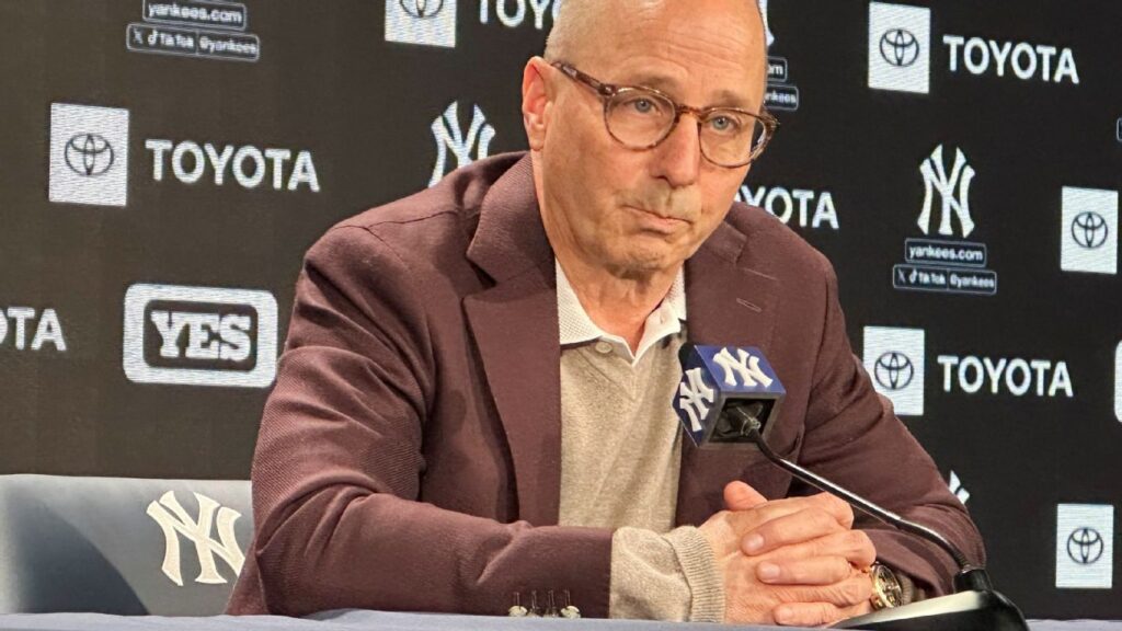 Cashman pushes back on notion Yankees running back same roster Cashman pushes back on notion Yankees running back same roster