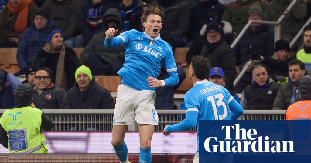 European football: McTominay strikes twice as Napoli rescue point at Inter | European club football