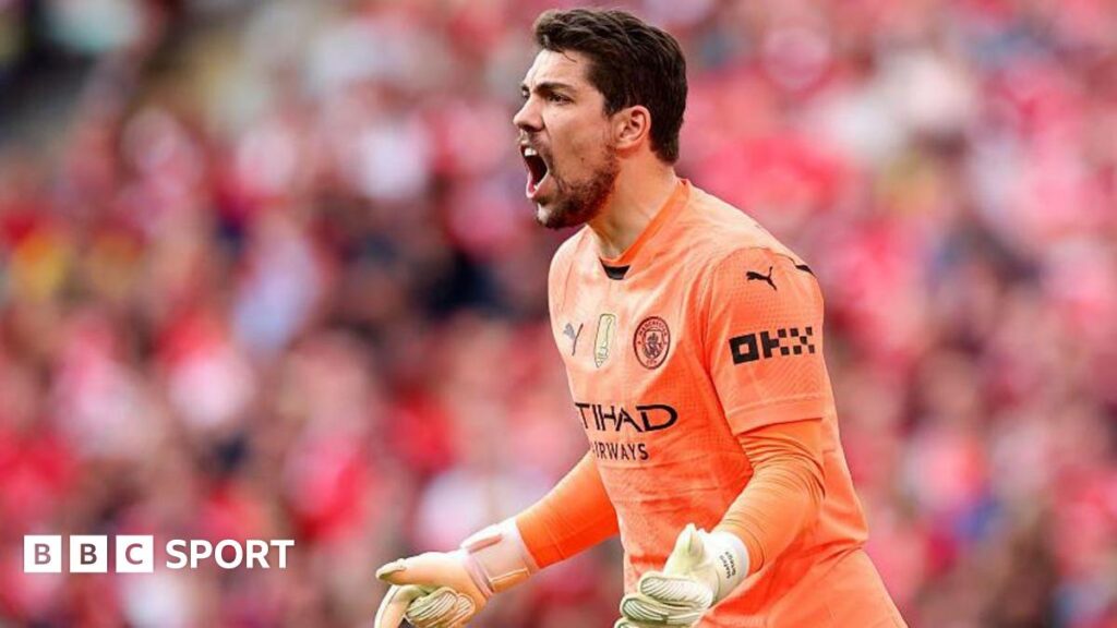 Manchester City goalkeeper Stefan Ortega