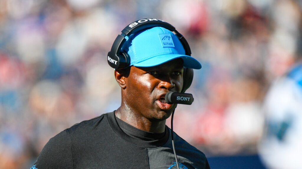 Raiders request interview with Panthers DC Ejiro Evero