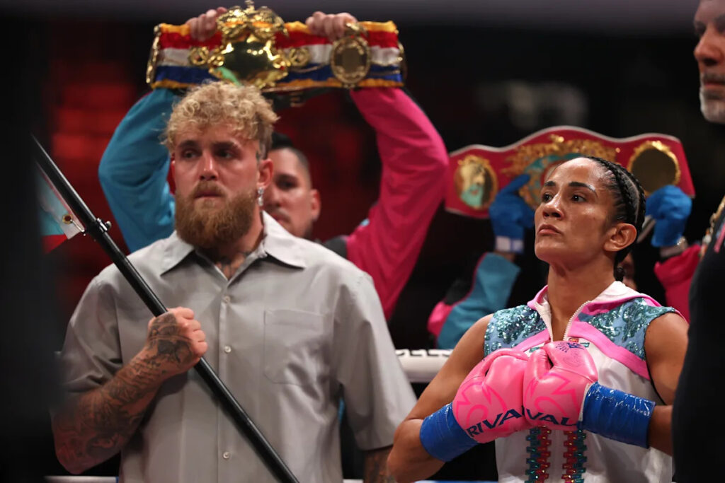 Amanda Serrano says Jake Paul is ‘wrong’ for calling Bad Bunny a ‘fake American’ over Super Bowl halftime show Download app from appStore