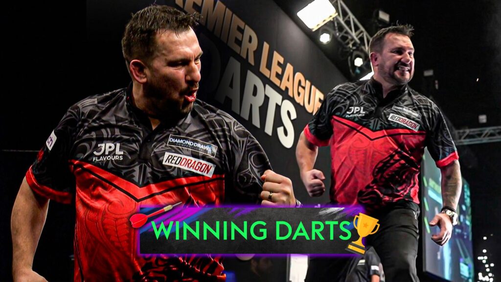 Clayton pins 124 to complete stunning comeback from 4-0 down against Bunting! Jonny Clayton celebrates beating Stephen Bunting in the Premier League in Antwerp