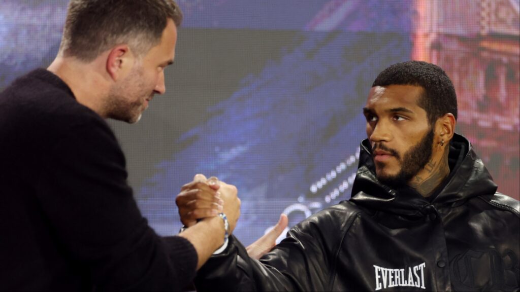 Conor Benn calls for Eddie Hearn to remain ‘part of his team’ following shocking Zuffa Boxing deal Conor Benn shakes hands with Eddie Hearn