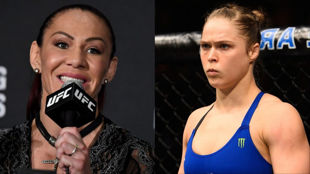 Cris Cyborg rips ‘clown’ Ronda Rousey over MMA comeback against former rival Gina Carano Cris Cyborg at the UFC 232 press conference, opposite Ronda Rousey