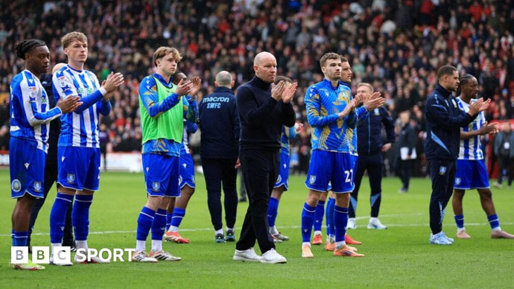 Sheffield Wednesday: How Owls’ road to relegation from Championship unfolded Sheffield Wednesday boss Henrik Pedersen (centre and his player) applaud the club's travelling support at Bramall Lane
