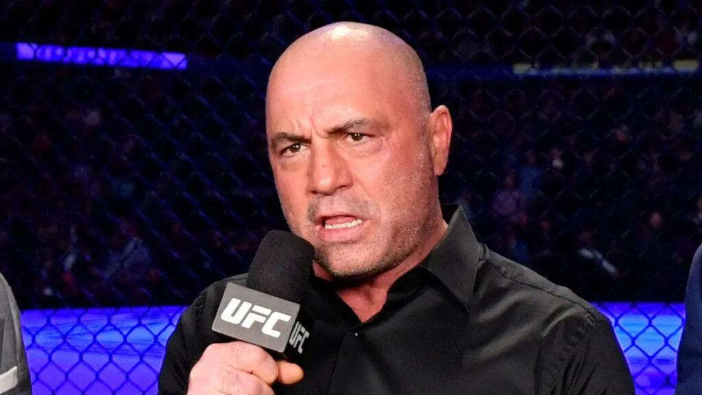 Joe Rogan commentating during UFC event
