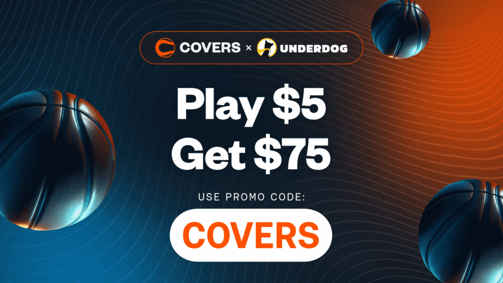 Underdog Promo Code ‘COVERS’ Lets New Users Play $5 For a $75 Bonus On NBA Games Like Suns-Blazers Use Underdog promo code "COVERS" to play $5, Get $75.