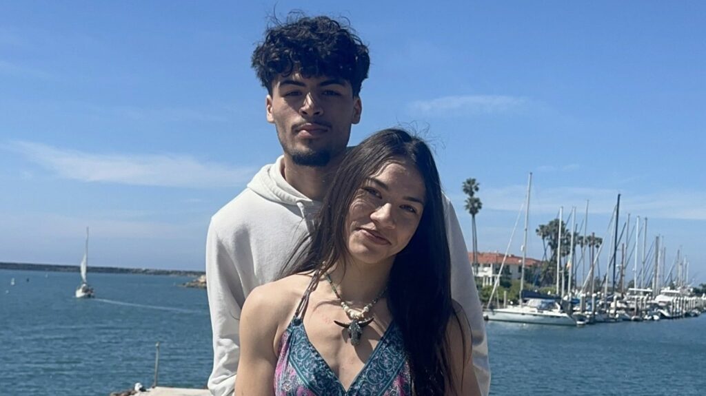 Isis Sio and boyfriend Jesse Sorenson after her recovery from a medically induced coma