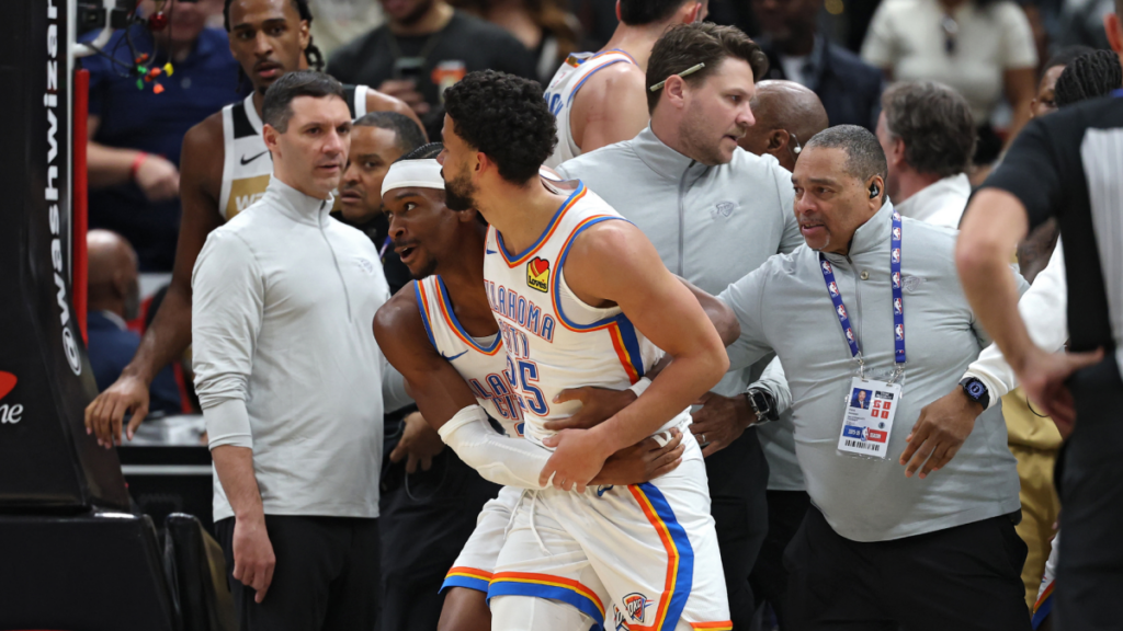 NBA issues suspensions for Thunder-Wizards scuffle that spilled into courtside seats