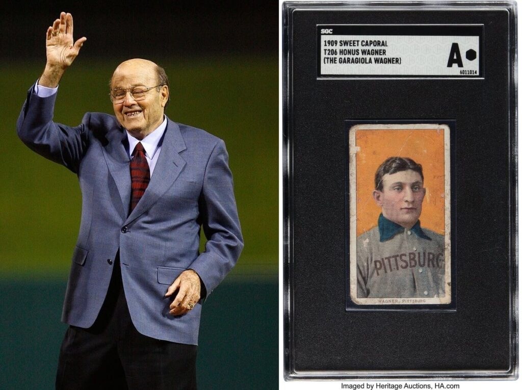T206 Honus Wagner card that Joe Garagiola once acquired in a trade sells for $3.5 million