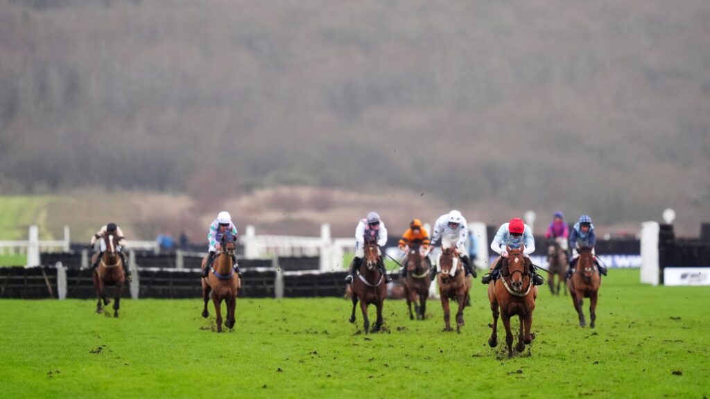Jumps action from Ffos Las