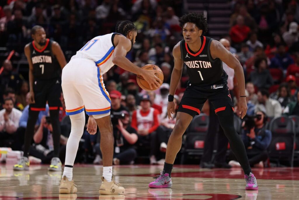 Amen Thompson, Lu Dort highlight our All-Perimeter-Defense Second Team Amen Thompson, Lu Dort highlight our All-Perimeter-Defense Second Team