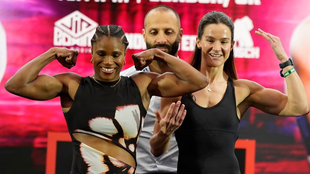 Caroline Dubois reacts to elbow barge from Terri Harper: ‘She’s trying to be me. She’s trying to pretend’ | Boxing News Caroline Dubois reacts to elbow barge from Terri Harper: 'She's trying to be me. She’s trying to pretend' | Boxing News