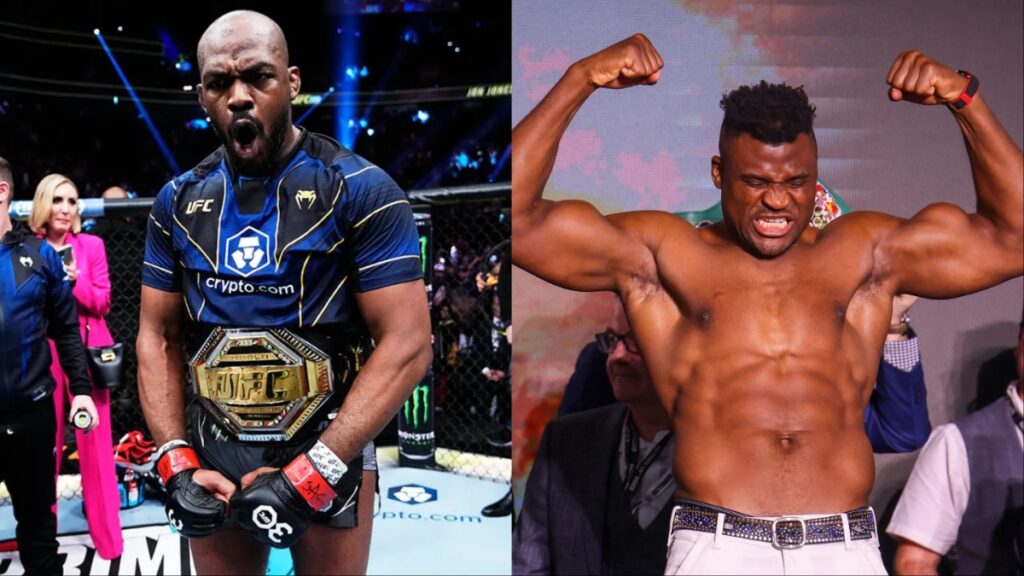 Jon Jones and Francis Ngannou