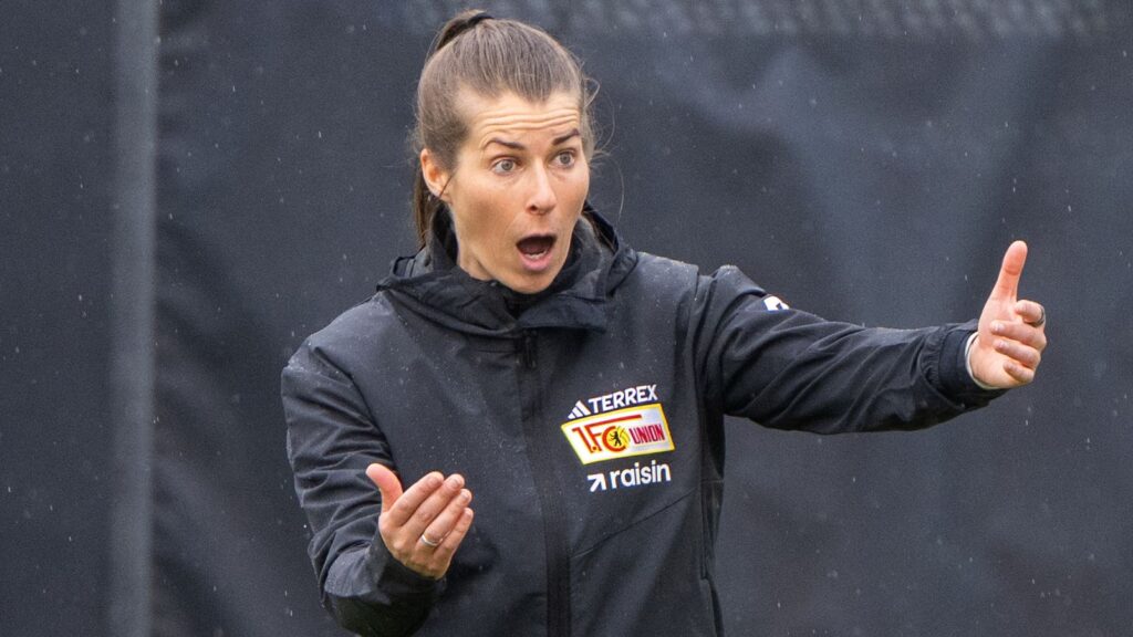 Marie-Louise Eta will oversee Union Berlin's final five games of the season as interim head coach