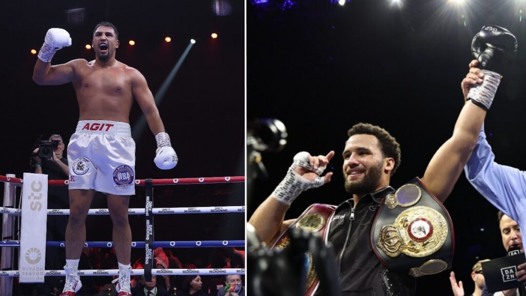 Usyk U-Turn Hurts Chances of Kabayel vs Itauma WBC Title Fight in Germany Agit Kabayel and Moses Itauma celebrate victories as potential WBC heavyweight title rivals