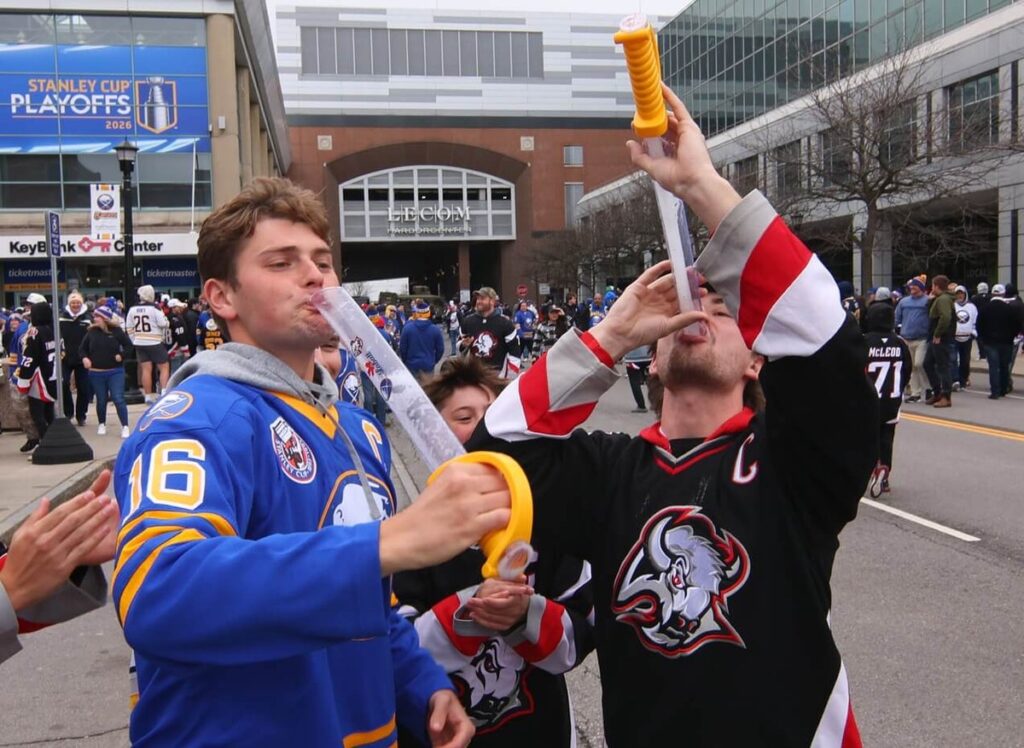Beer sabres, skates and tusks: NHL, NBA teams surpassing MLB in souvenir cup innovations