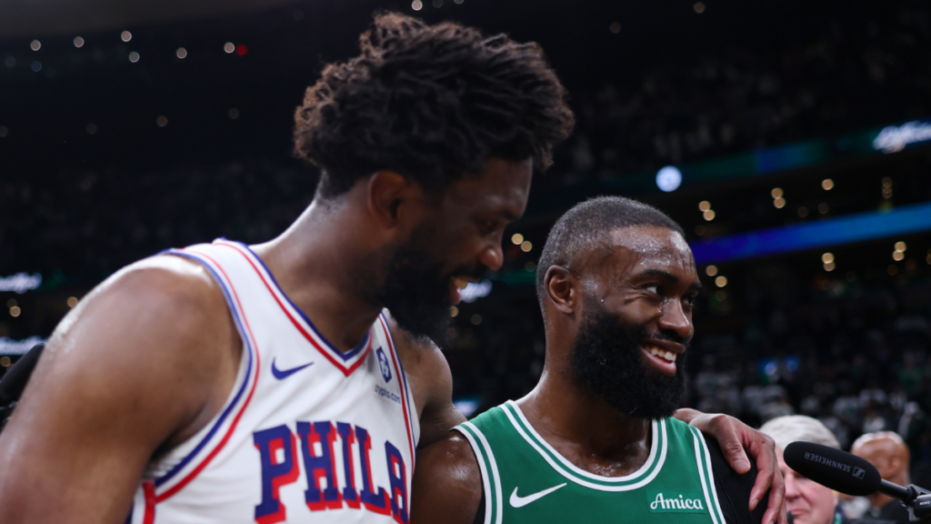 Jaylen Brown: Joel Embiid was 'flopping around' in 76ers' Game 7 win over Celtics