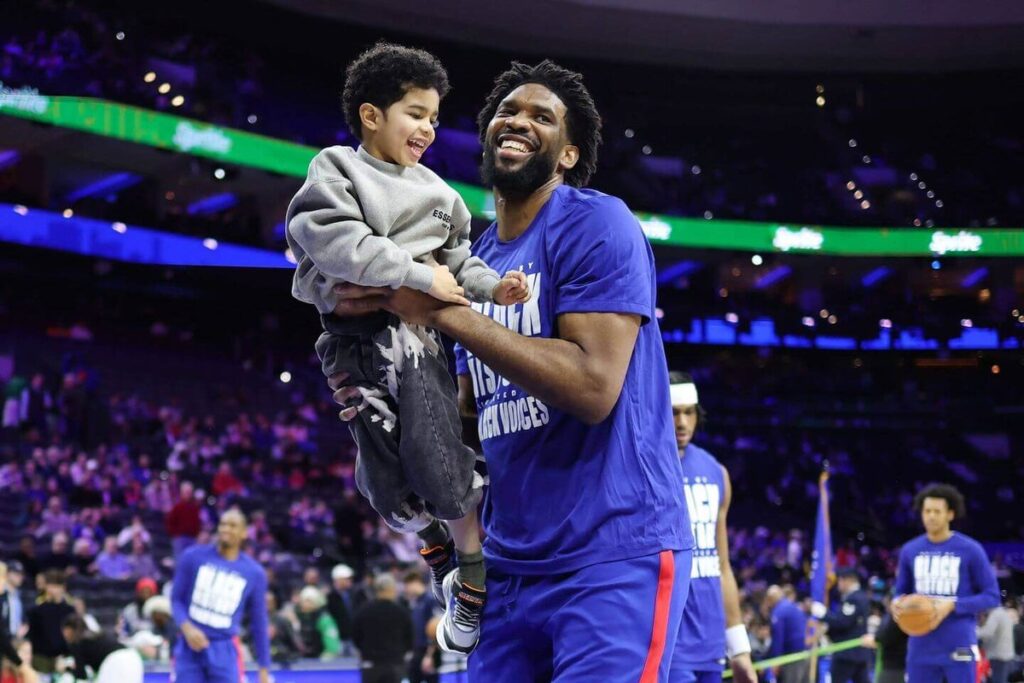 Joel Embiid’s son interrupts Game 7 interview with breaking news: He lost a tooth