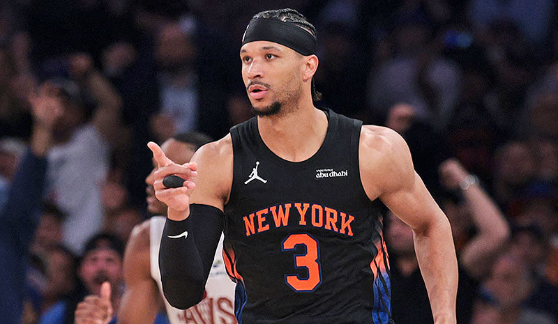 Knicks Open as +170 Underdogs vs Spurs in Opening NBA Finals Odds Josh Hart New York Knicks NBA