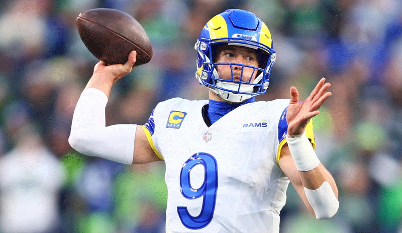 Schedule Leaks & Early Odds atthew Stafford (9) passes against the Seattle Seahawks during the first half in the 2026 NFC Championship Game.