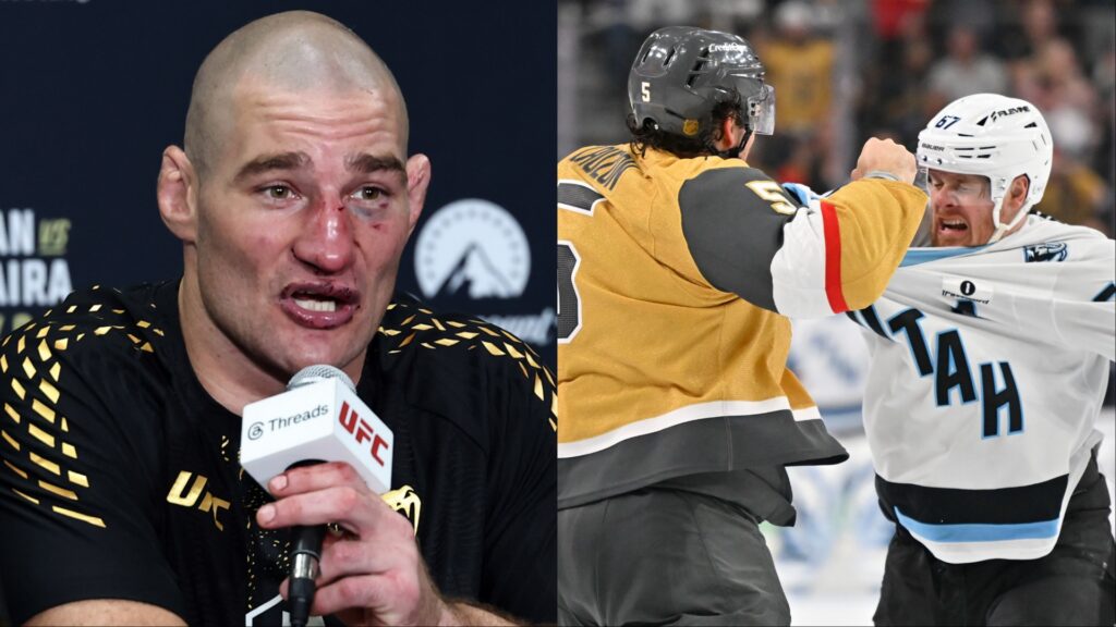 Sean Strickland and the Vegas Golden Knights