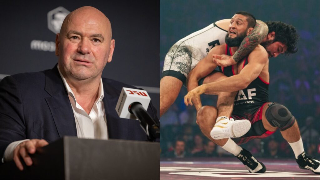 Dana White reacts to Khamzat Chimaev/Dillon Danis brawl as UFC plots former champ’s return Dana White, Khamzat Chimaev and Dillon Danis
