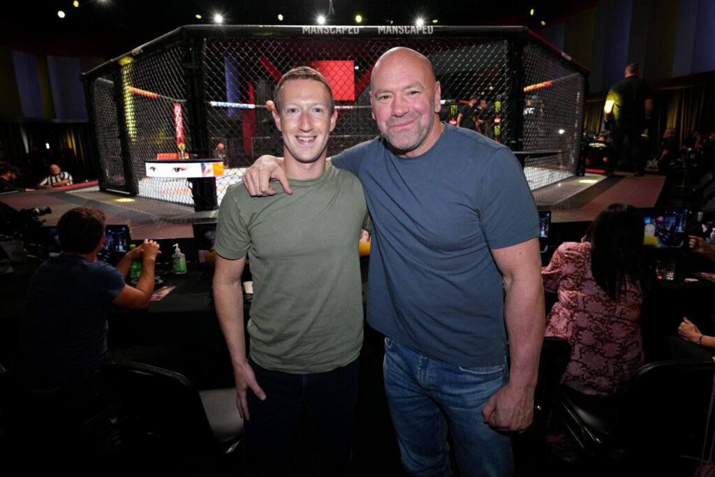Dana White says Mark Zuckerberg is a ‘bigger killer’ than Mike Tyson and Michael Jordan