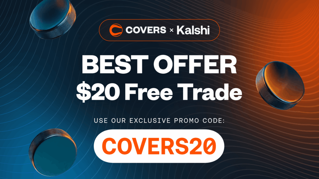 Get a $20 Free Trade for Hurricanes vs Golden Knights Game 3 in CA & TX Covers - Use Kalshi promo code COVERS20 for the best Kalshi bonus guaranteed.