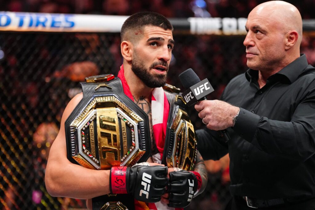 Joe Rogan claims Ilia Topuria could go down as the greatest fighter ever after UFC White House fight