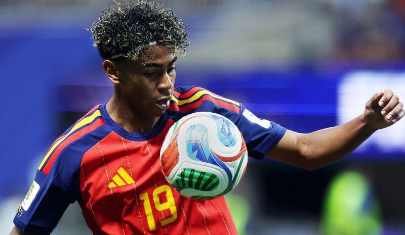 Lamine Yamal Odds & Props for the 2026 World Cup Lamine Yamal in action.